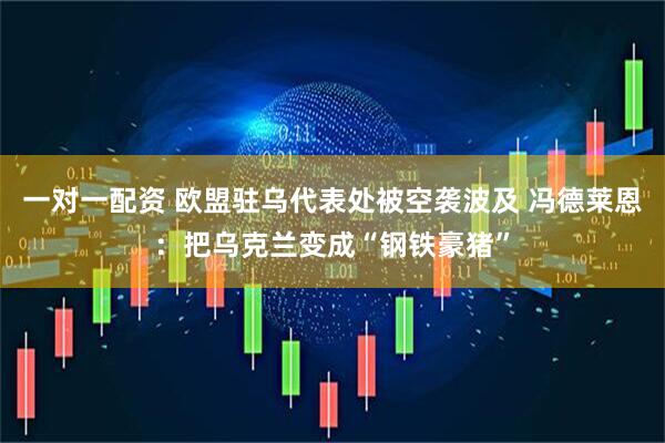 一对一配资 欧盟驻乌代表处被空袭波及 冯德莱恩：把乌克兰变成“钢铁豪猪”
